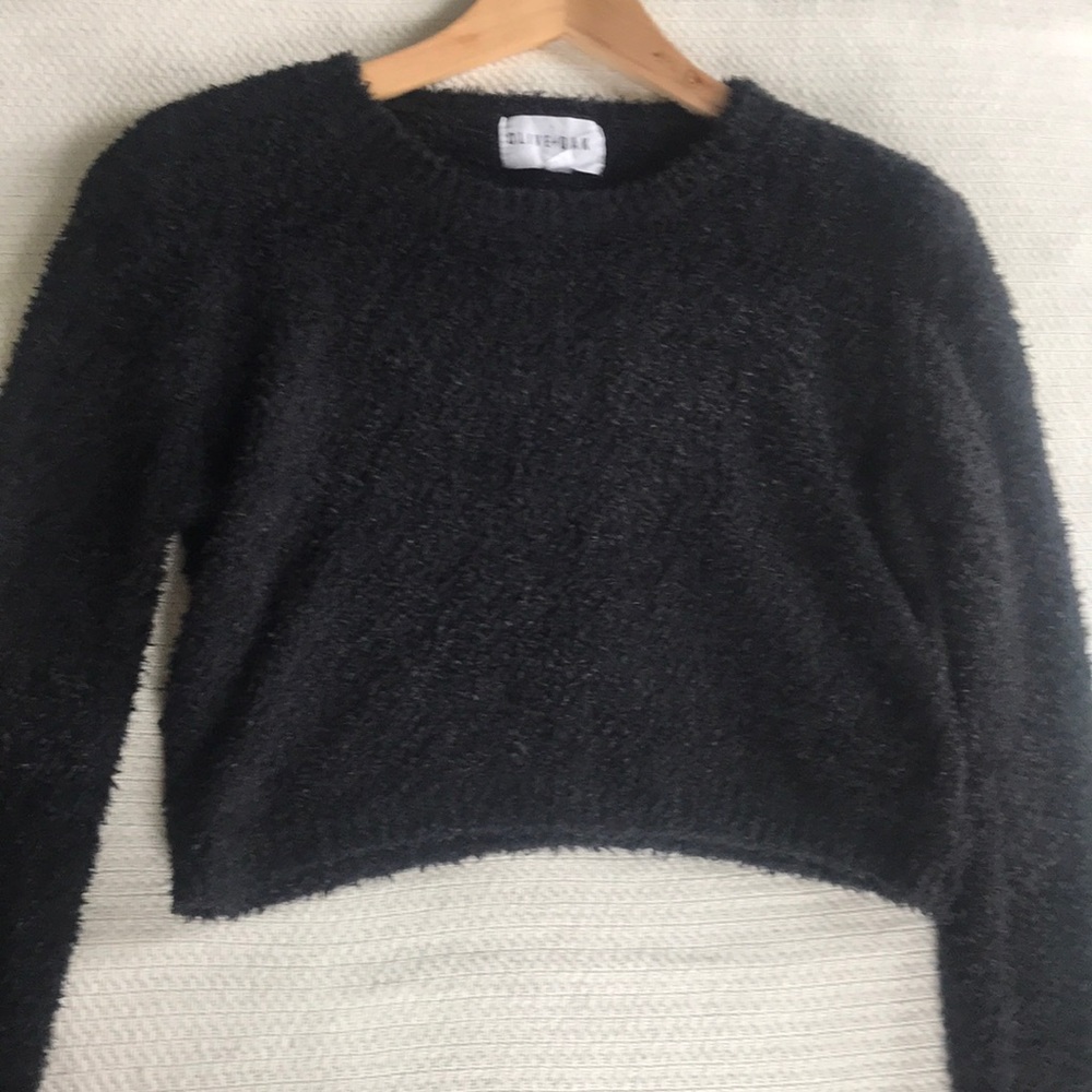 Crop sweater Olive + Oak